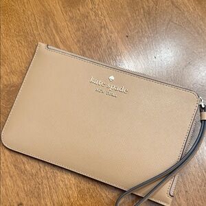 Kate Spade Beige Wristlet